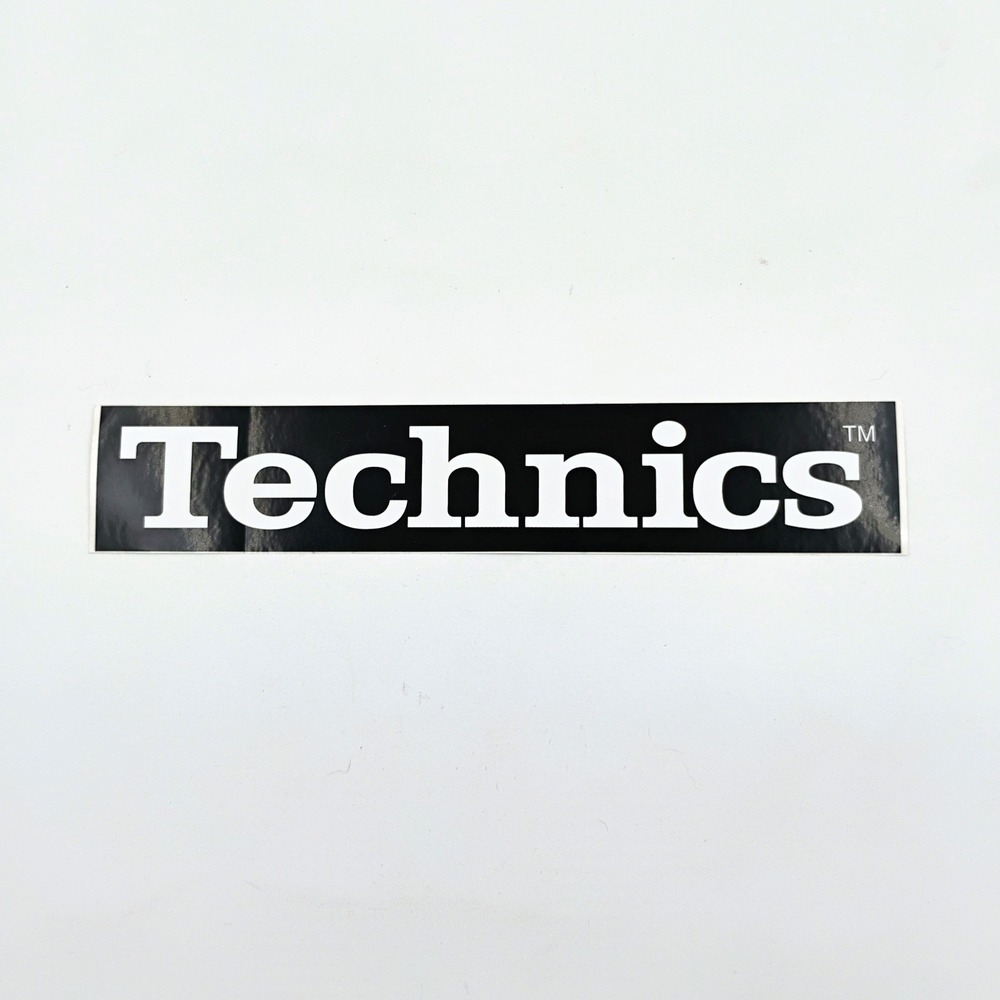 Technics Sticker Black SL1200 Turntable DJ Vintage 1990's 10inch Original Y2K